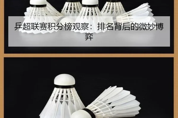 乒超联赛积分榜观察：排名背后的微妙博弈